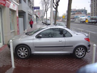 Vitres teintées Peugeot 206 CC